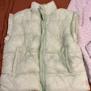Free People Movement Light Green Puffer Vest